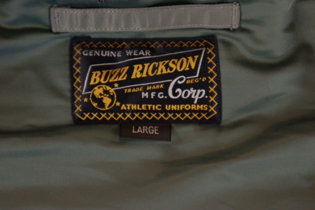 BUZZ RICKSON’S BRAZING RED/サイズL BR14448 RED N-3B “BUZZ RICKSON MFG CORP.” バズリクソンズ_画像9