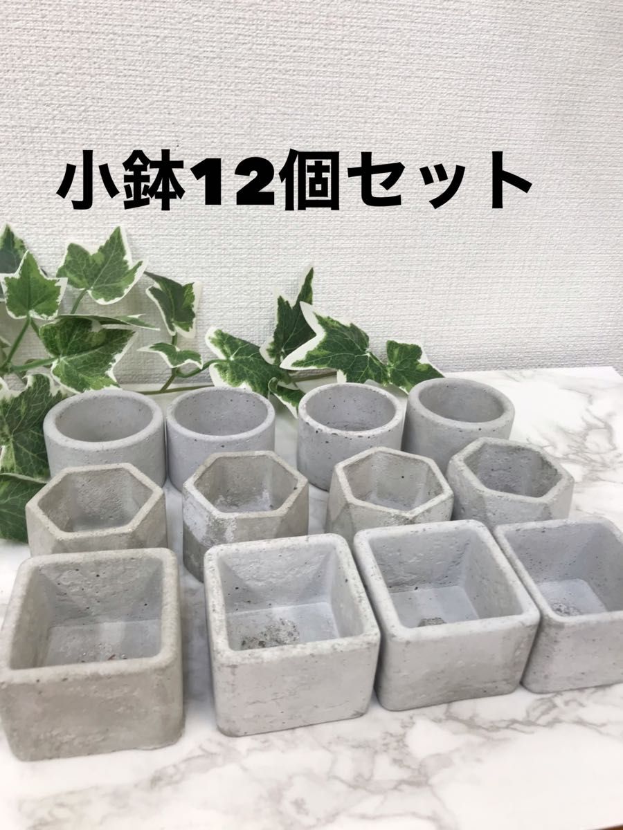 ハンドメイド セメント小鉢12個セット 多肉寄せ植え サボテン ハンドメイド セメント小鉢12個セット 多肉寄せ植え サボテン