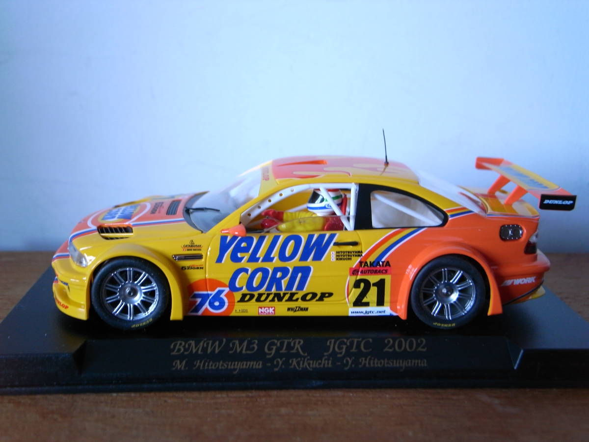 車体 1/32 Fly BMW M3 GTR JGTC 2002 YellowCorn #21