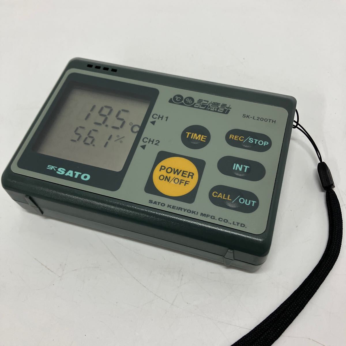 Yahoo!オークション - SATO 佐藤計量器 SK-L200TH データロガー Yahoo!オークション - SATO 佐藤計量器 SK-L200TH データロガー