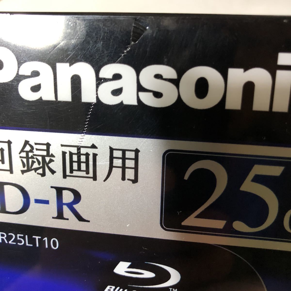 【未開封】パナソニック(Panasonic) ブルーレイディスク 録画用4倍速 25GB(単層 追記型) 10枚パック LM-BR25LT10