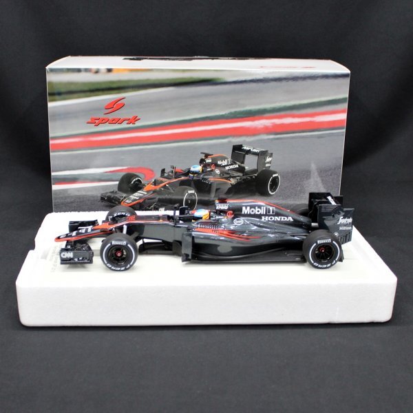 McLaren Honda MP4-30 No.14 SPAIN GP 2015 Fernando Alonso フェルナンド アロンソ 1/18 スパーク 中古品