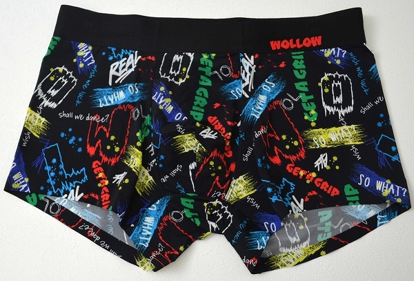 ★【WOLLOW ワロー】ナイロンボクサーパンツ W-15 マルチ Lサイズ