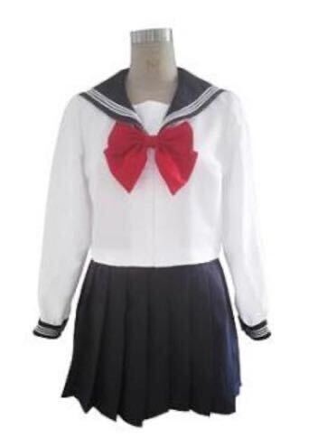  new goods unused L size long sleeve sailor suit 3 point set cosplay uniform lady's 