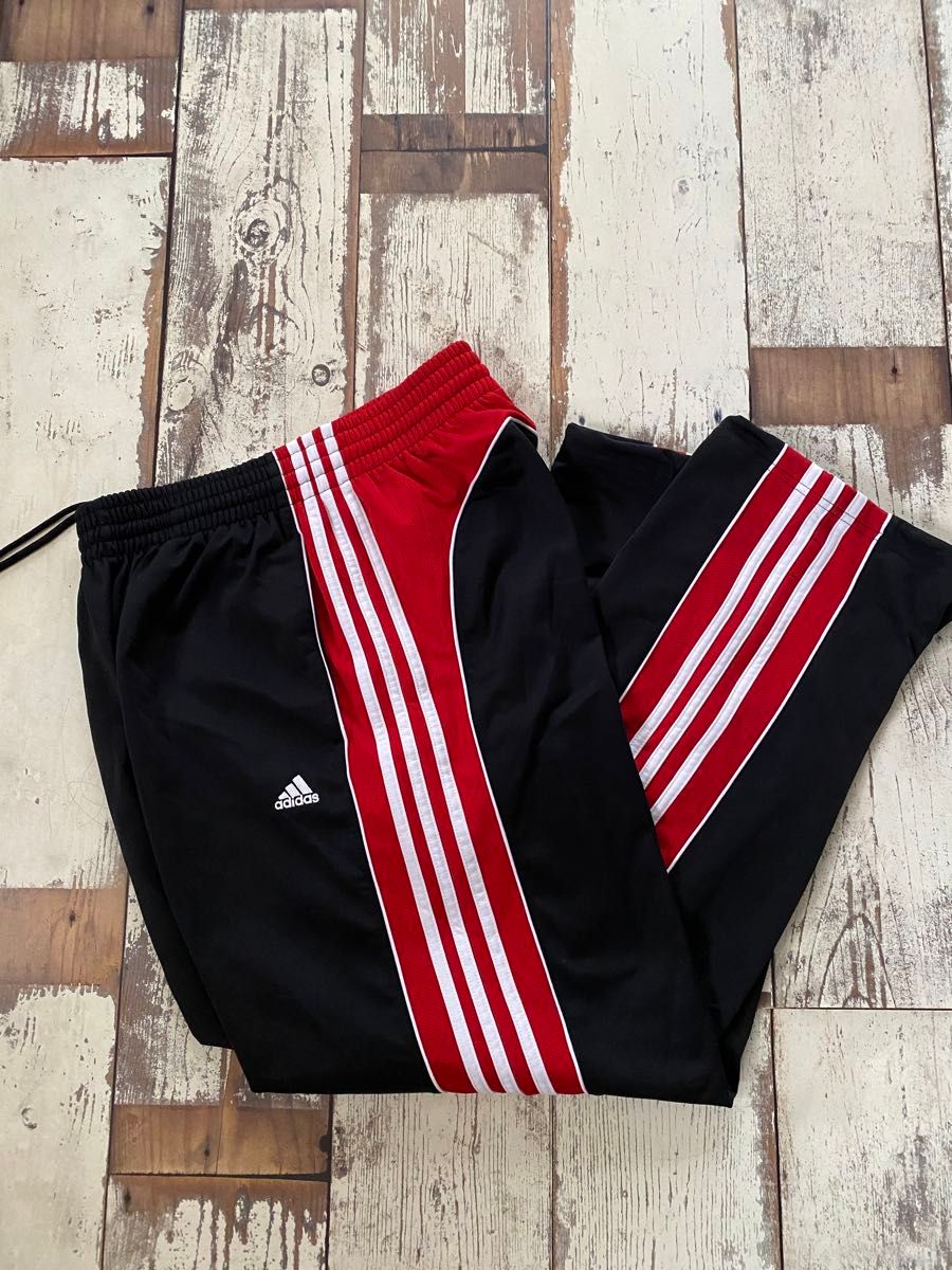 希少 美品 adidas アディダス トラックパンツ ジャージ下 極太 3 希少 美品 adidas アディダス トラックパンツ ジャージ下 極太 3