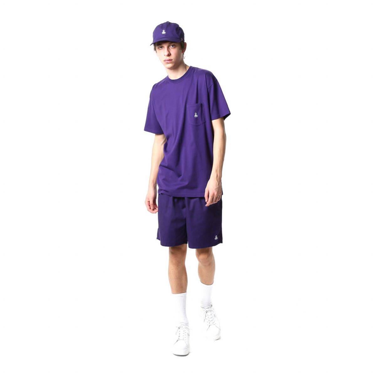 【新品タグ付き】 19SS SOPHNET ソフネット セットアップ CREWNECK POCKET TEE + COTTON EASY PANTS Tシャツ カットソー ショーツ パンツ_画像4