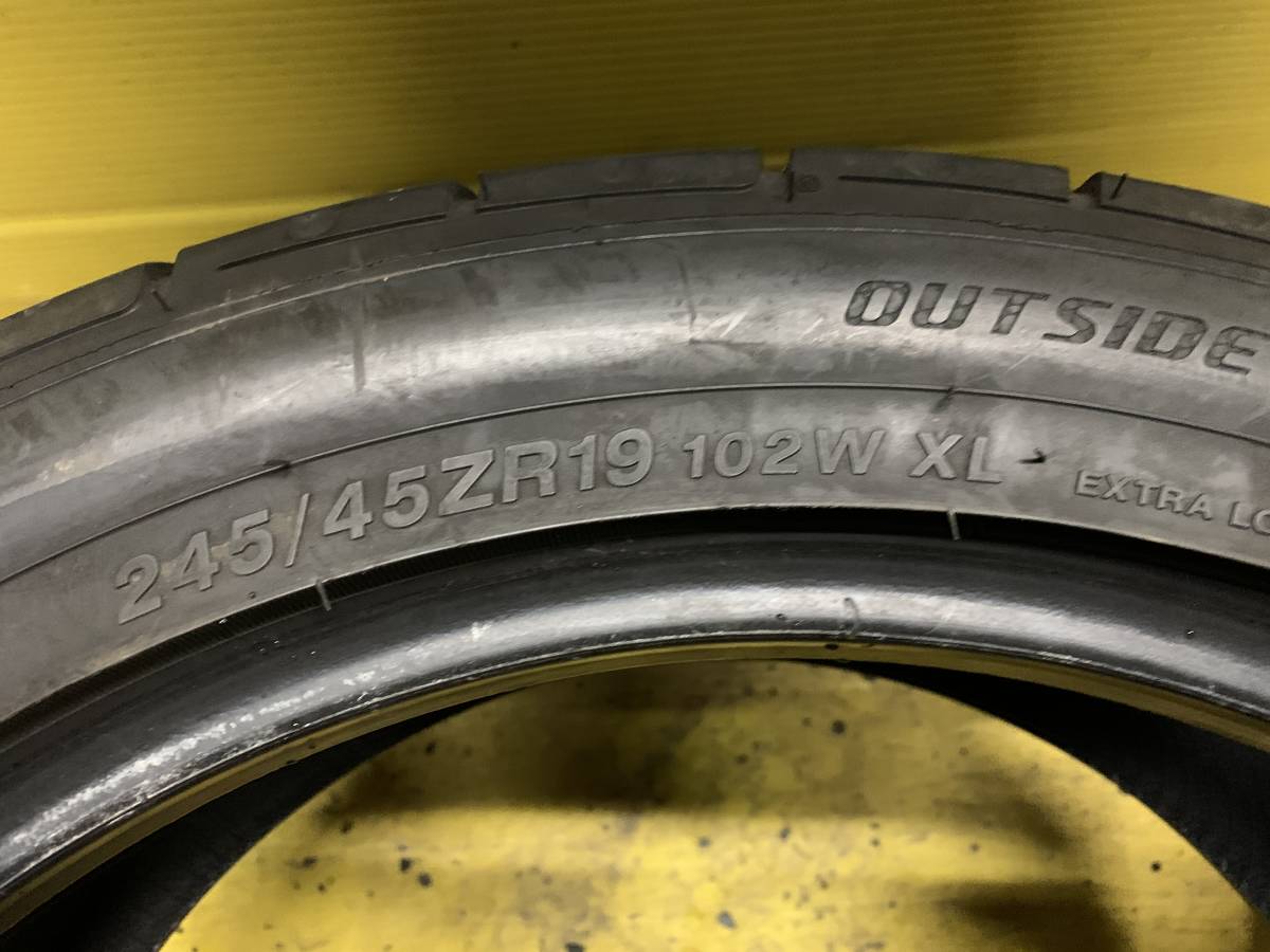 No1659 J1-Z VITOUR FORMULA SPEC Z 245/45R19 17年製 2本　 サマータイヤ_画像8