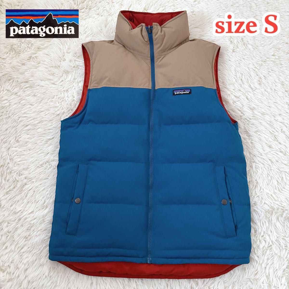 patagonia パタゴニア リバーシブル ダウンベスト メンズS patagonia パタゴニア リバーシブル ダウンベスト メンズS