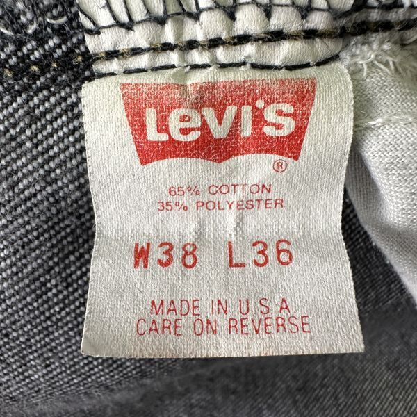 USA製 Levi's 517 ストレッチ ブラック デニム パンツ W37×L33 USA製 Levi's 517 ストレッチ ブラック デニム パンツ W37×L33