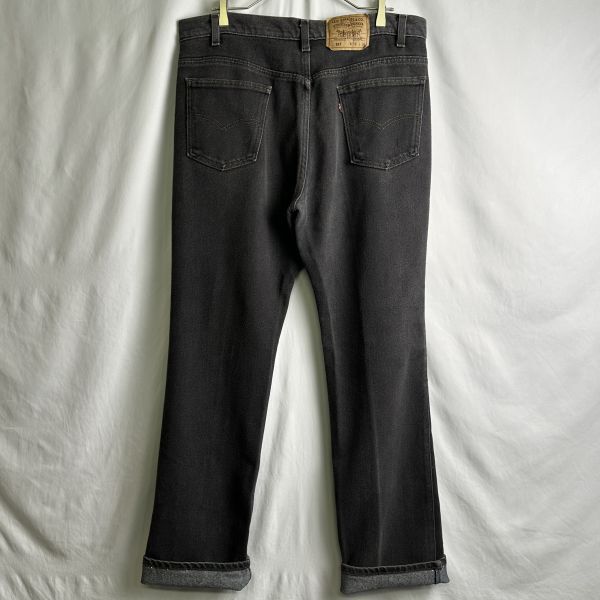 USA製 Levi's 517 ストレッチ ブラック デニム パンツ W37×L33 USA製 Levi's 517 ストレッチ ブラック デニム パンツ W37×L33