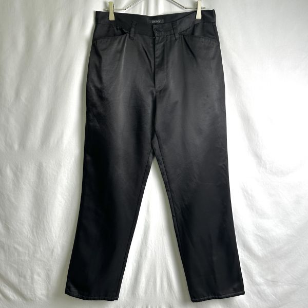 90s DKNY ナイロン コットン パンツ W32×L30 ブラック 90s DKNY ナイロン コットン パンツ W32×L30 ブラック