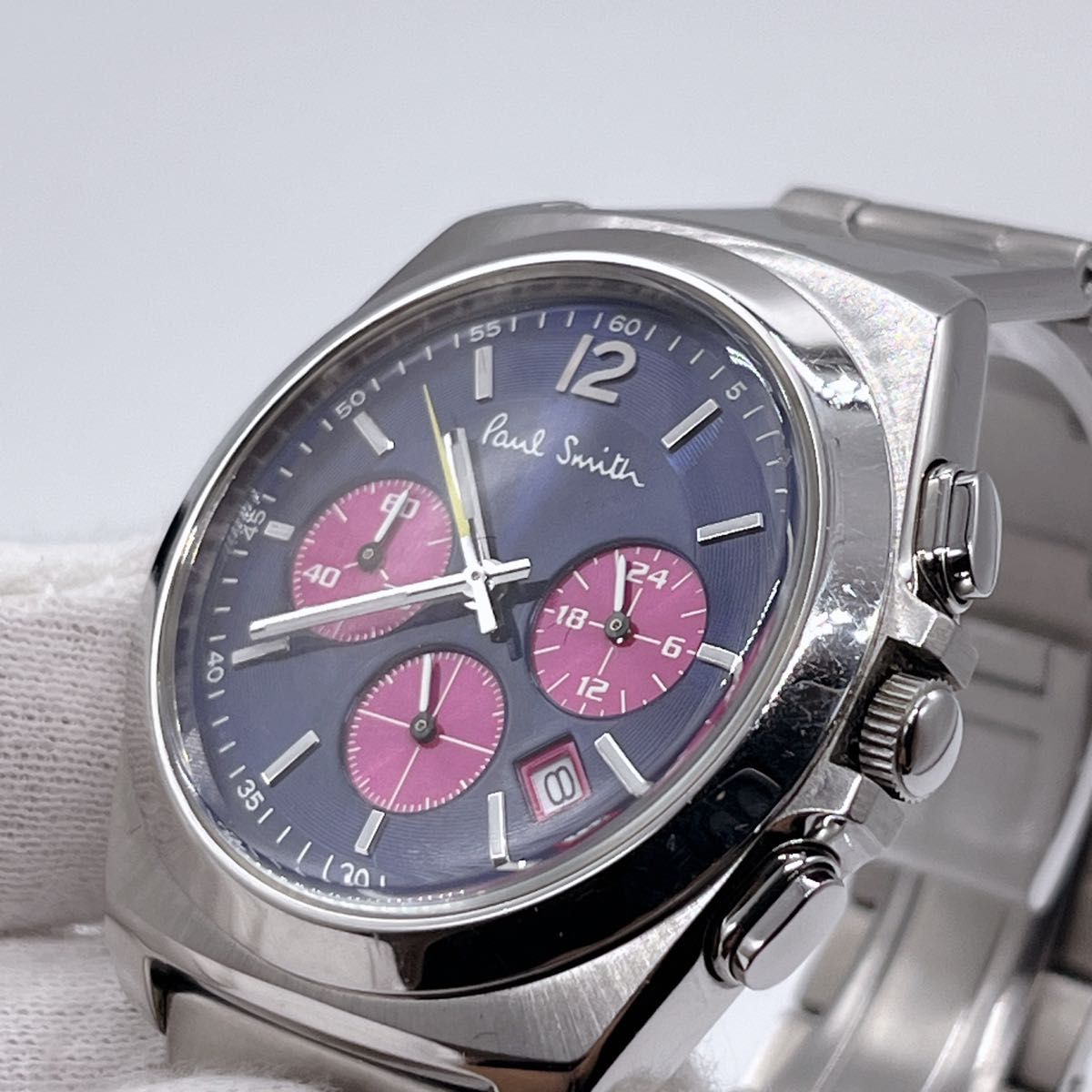 美品 ポールスミス paul smith ファイナルアイズ 腕時計 クロノ 美品 ポールスミス paul smith ファイナルアイズ 腕時計 クロノ
