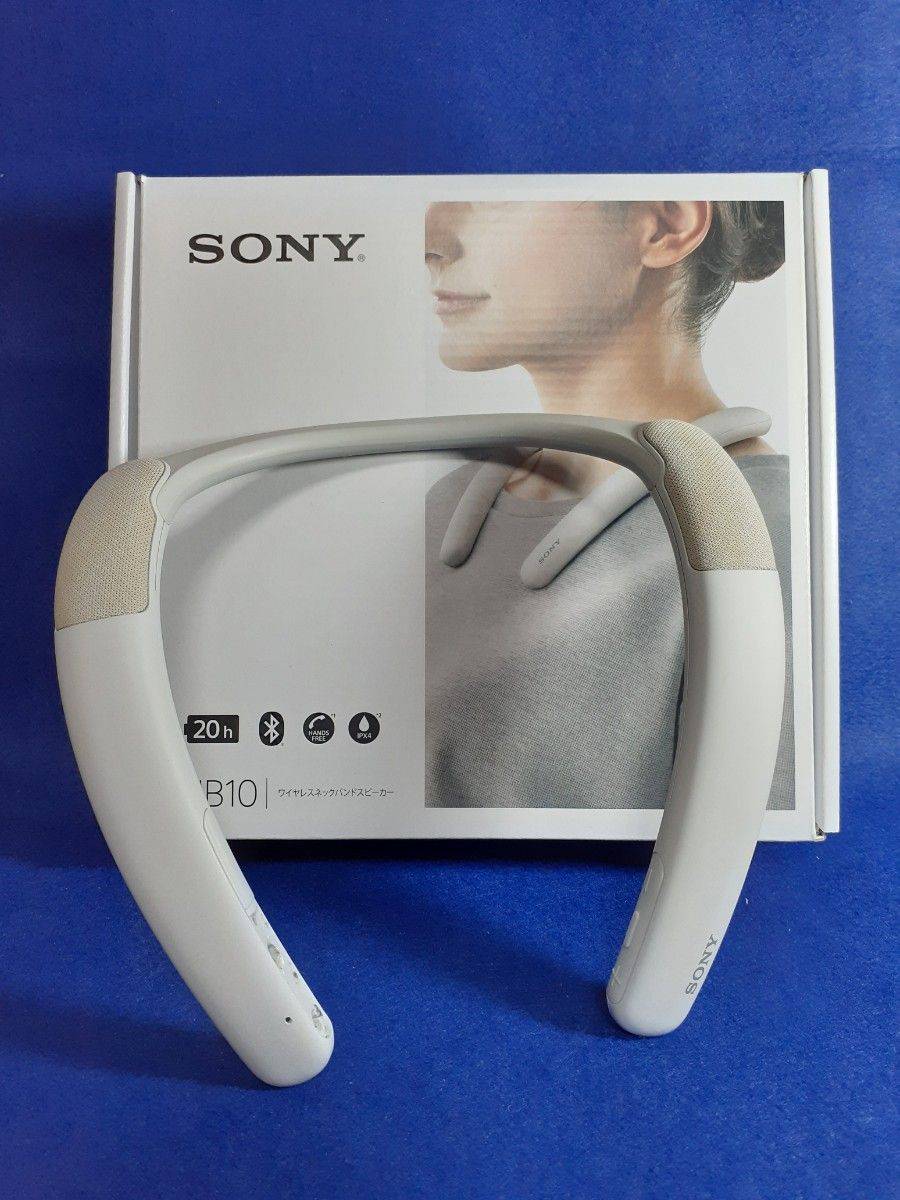 訳有り』ワイヤレスネックバンドスピーカー SRS-NB10(W 訳有り』ワイヤレスネックバンドスピーカー SRS-NB10(W