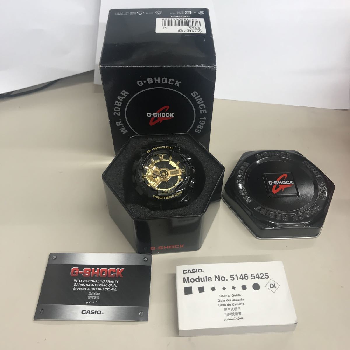 B182 【美品】G-SHOCK GA-110GB