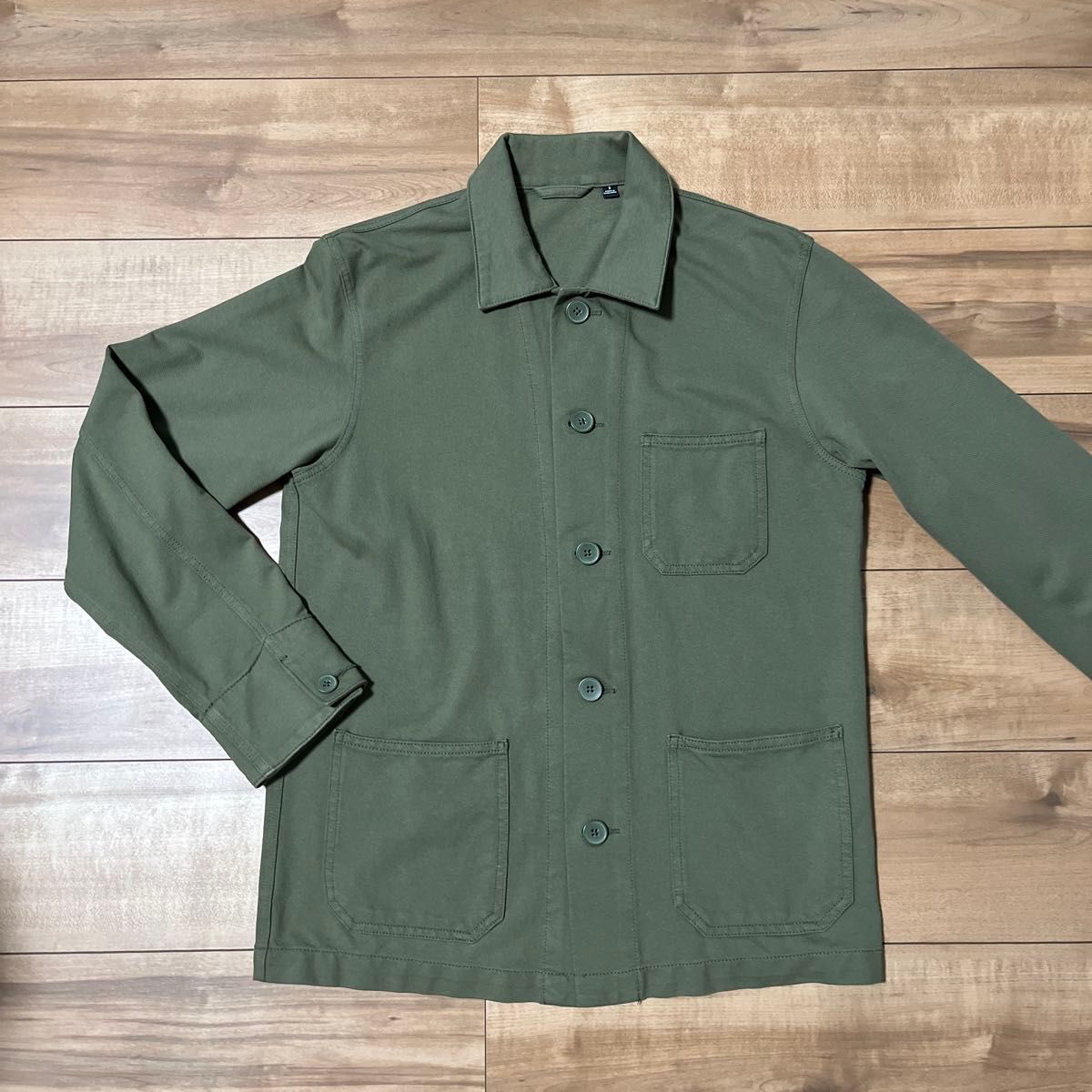 UNIQLO ユニクロ ジャケット シャツ アウター トップス カーキ S UNIQLO ユニクロ ジャケット シャツ アウター トップス カーキ S