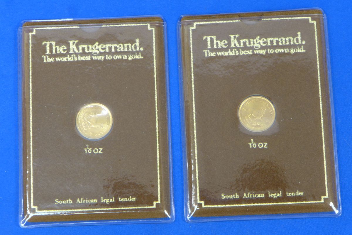 南アフリカ クルーガーランド 1/10oz金貨 1980年(初年号) KM105 南アフリカ クルーガーランド 1/10oz金貨 1980年(初年号) KM105
