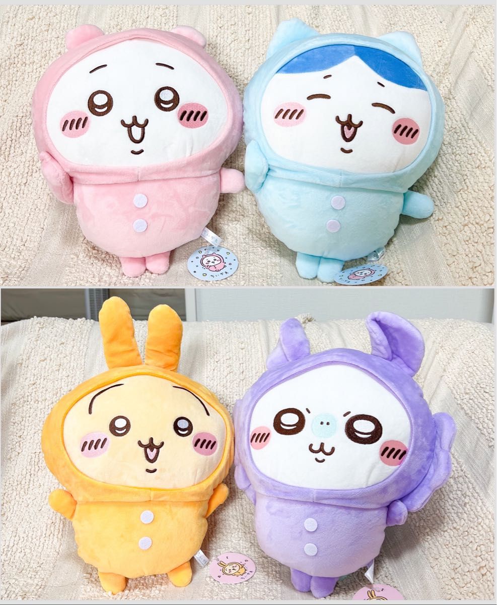ちいかわ パジャマ BIG ぬいぐるみ ハチワレ ウサギ モモンガ ちいかわ パジャマ BIG ぬいぐるみ ハチワレ ウサギ モモンガ