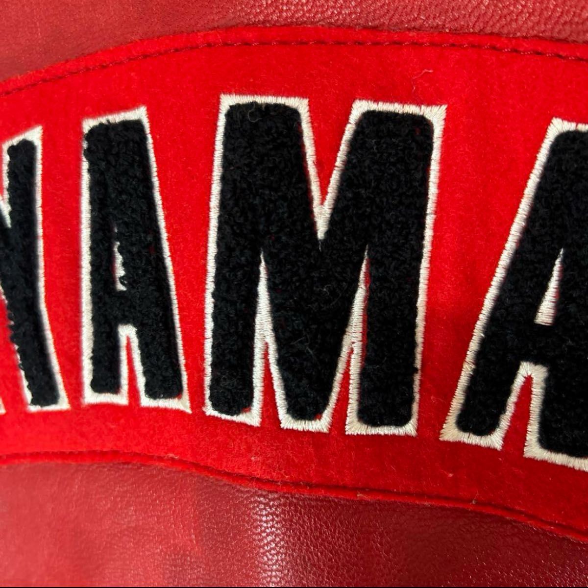 入手困難》80s 90 team YAMAHA 牛革 オールレザー スタジャン 入手困難》80s 90 team YAMAHA 牛革 オールレザー スタジャン