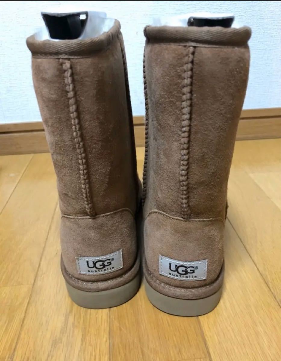 UGG ムートンロングブーツ ウエスタン チェスナット 24.0cm 破格値下げ