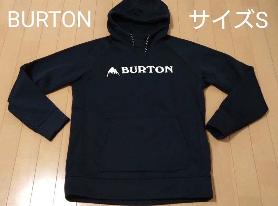 BURTON フード付きパーカー S サイズ 黒 BURTON フード付きパーカー S サイズ 黒