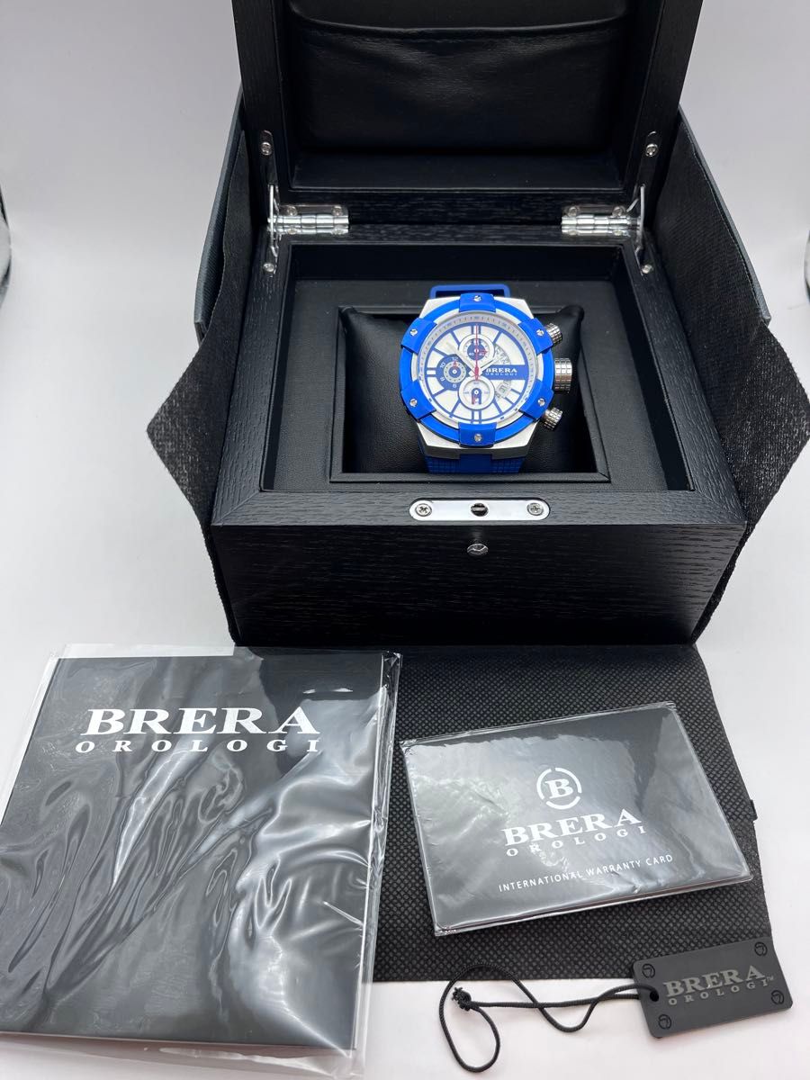 BRERA OROLOGI ブレラオロロジ クロノグラフ クォーツ ブルー BRERA OROLOGI ブレラオロロジ クロノグラフ クォーツ ブルー