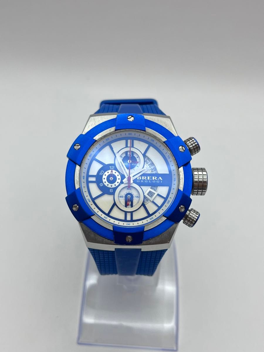 BRERA OROLOGI ブレラオロロジ クロノグラフ クォーツ ブルー BRERA OROLOGI ブレラオロロジ クロノグラフ クォーツ ブルー