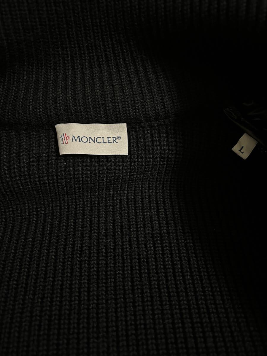 モンクレール MONCLER フーデッドハイブリッドダウン ブラック モンクレール MONCLER フーデッドハイブリッドダウン ブラック