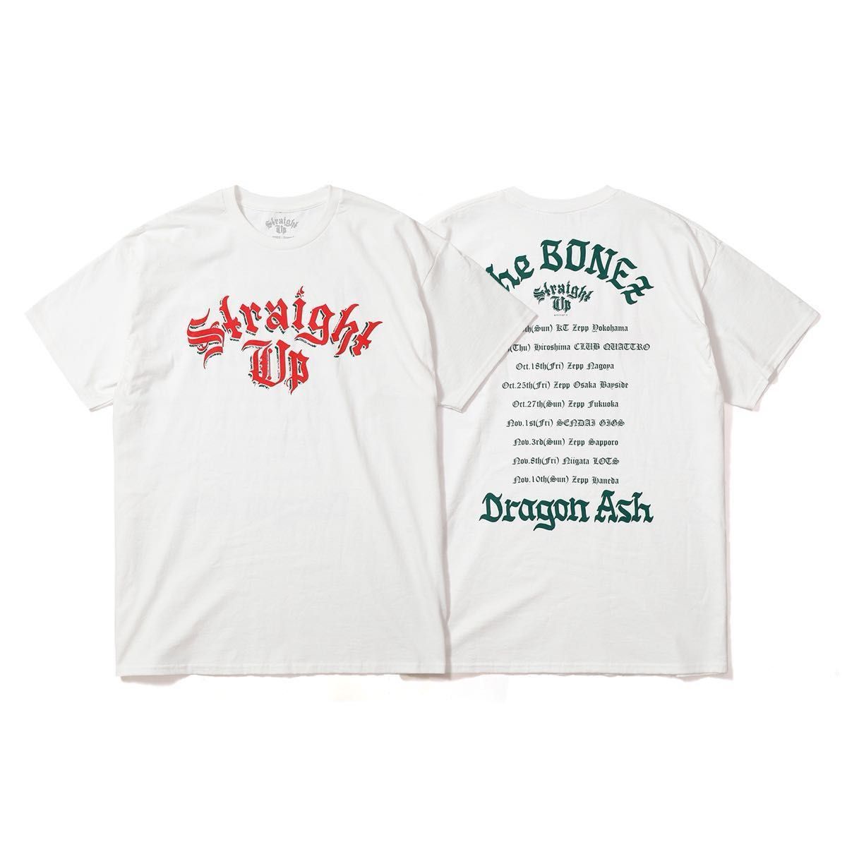 Straight Up Tour DA The BONEZ Tシャツ L 白 - メルカリ｜T