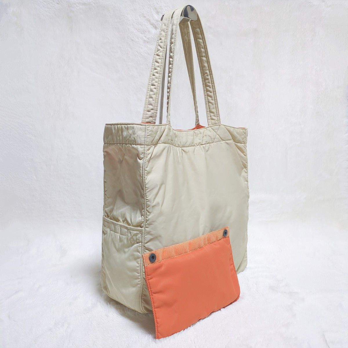 美品】 吉田カバン ポーター PORTER CREAM トートバッグ 肩掛け 美品】 吉田カバン ポーター PORTER CREAM トートバッグ 肩掛け
