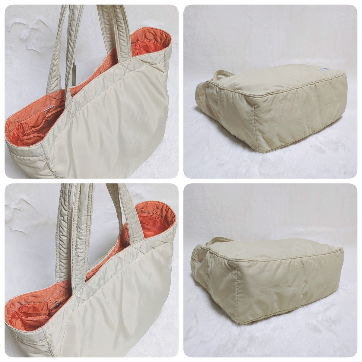 美品】 吉田カバン ポーター PORTER CREAM トートバッグ 肩掛け 美品】 吉田カバン ポーター PORTER CREAM トートバッグ 肩掛け