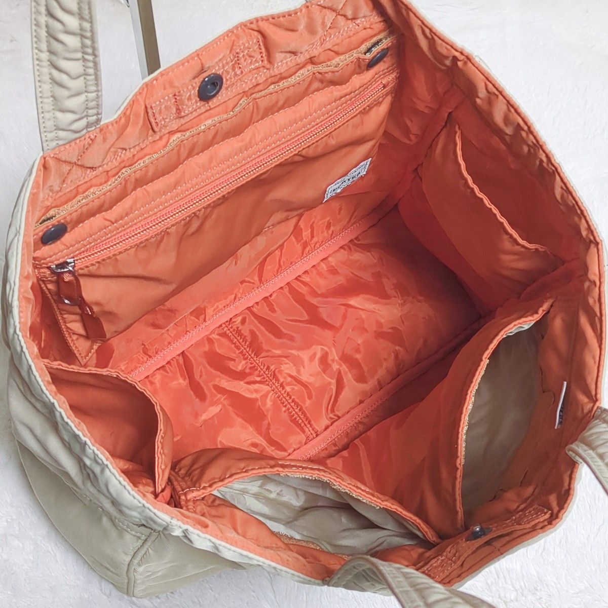 美品】 吉田カバン ポーター PORTER CREAM トートバッグ 肩掛け 美品】 吉田カバン ポーター PORTER CREAM トートバッグ 肩掛け