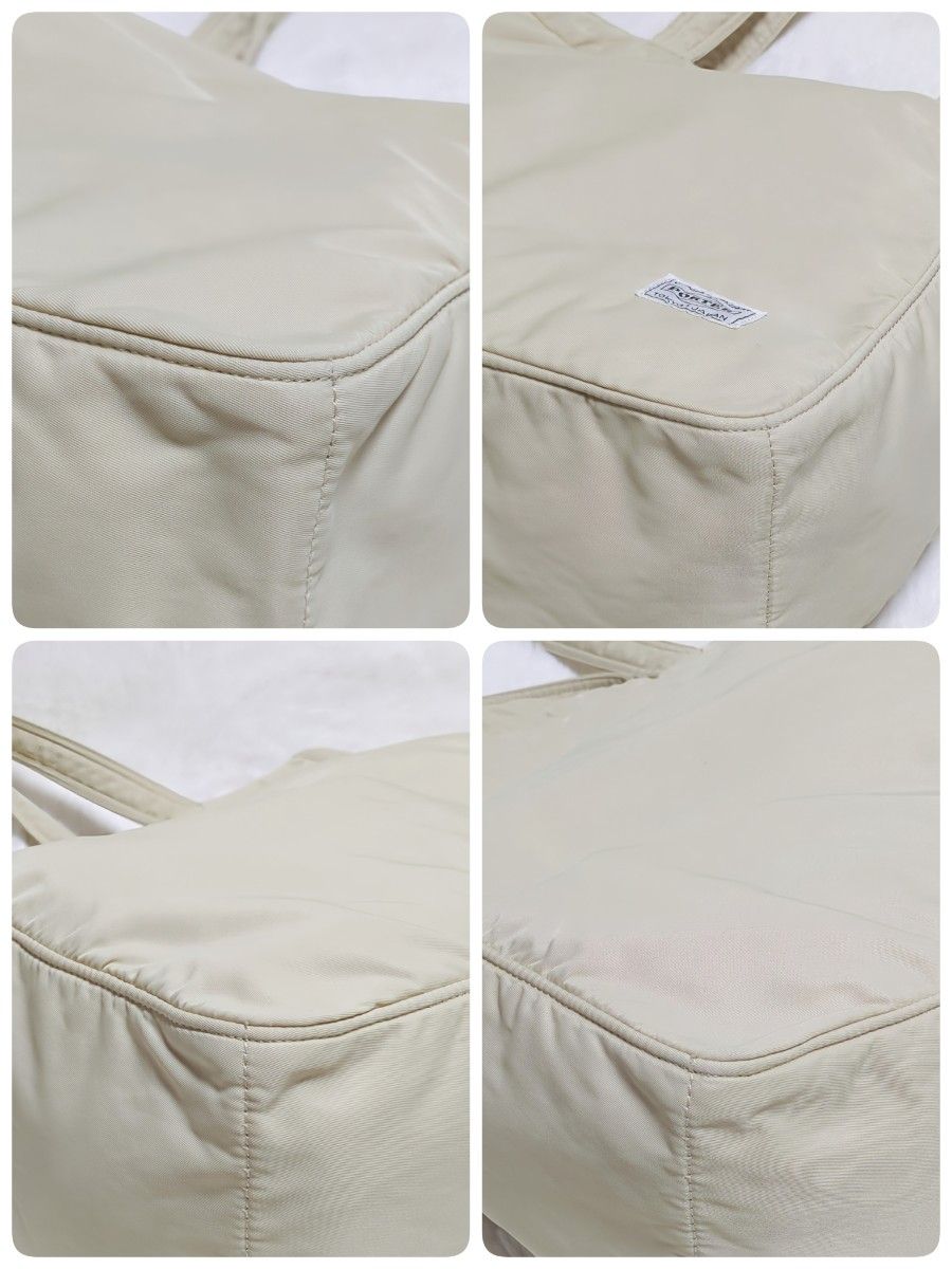 美品】 吉田カバン ポーター PORTER CREAM トートバッグ 肩掛け 美品】 吉田カバン ポーター PORTER CREAM トートバッグ 肩掛け