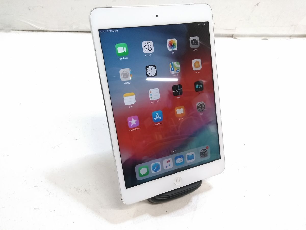 ◇動作品 Apple iPad mini 2 アップル アイパッドミニ A1490 タブレット Wi-Fi＋Cellar16GB 判定○ 0928-33A 〒◇