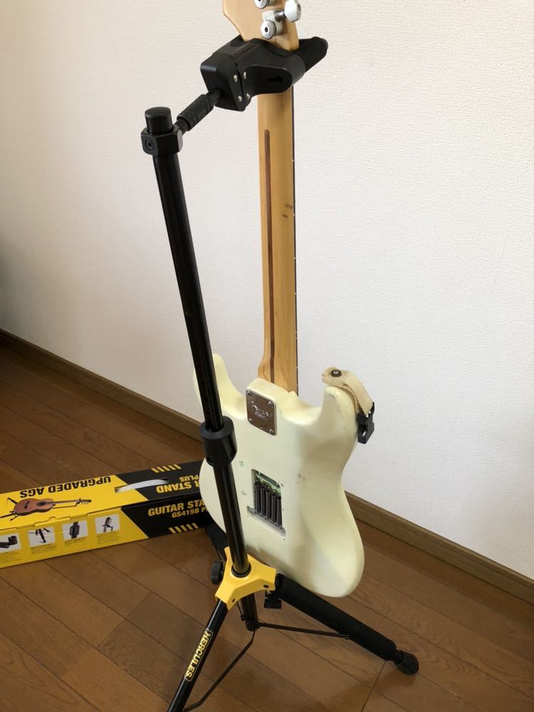 [GM]Hercules Stands GS415BPlus is -kyu less * guitar stand stage .. make strong making used beautiful goods ②