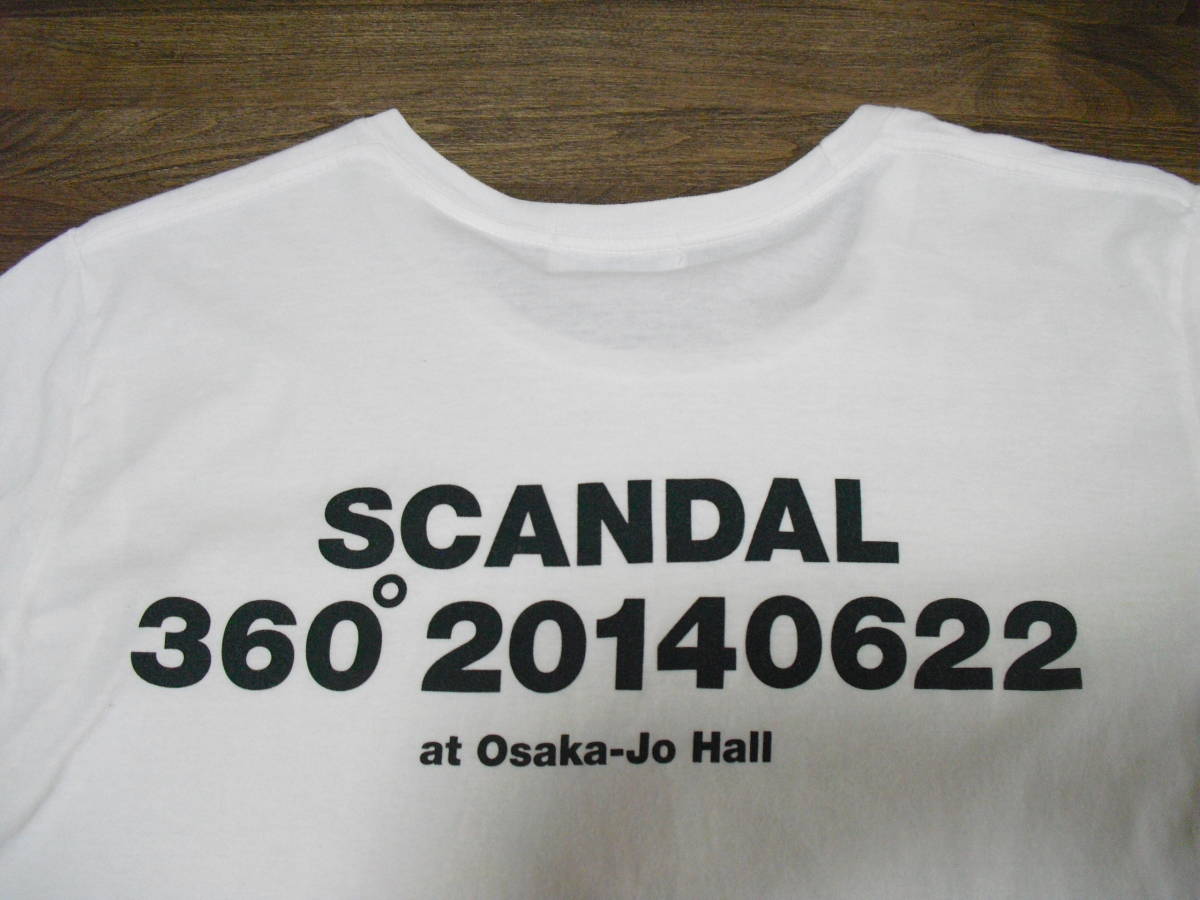 SCANDAL スキャンダル 360° Tシャツ (状態悪)_画像2