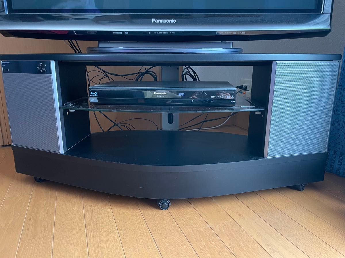 Panasonic ラックシアター スピーカー付テレビ台|Yahoo!フリマ Panasonic ラックシアター スピーカー付テレビ台|Yahoo!フリマ