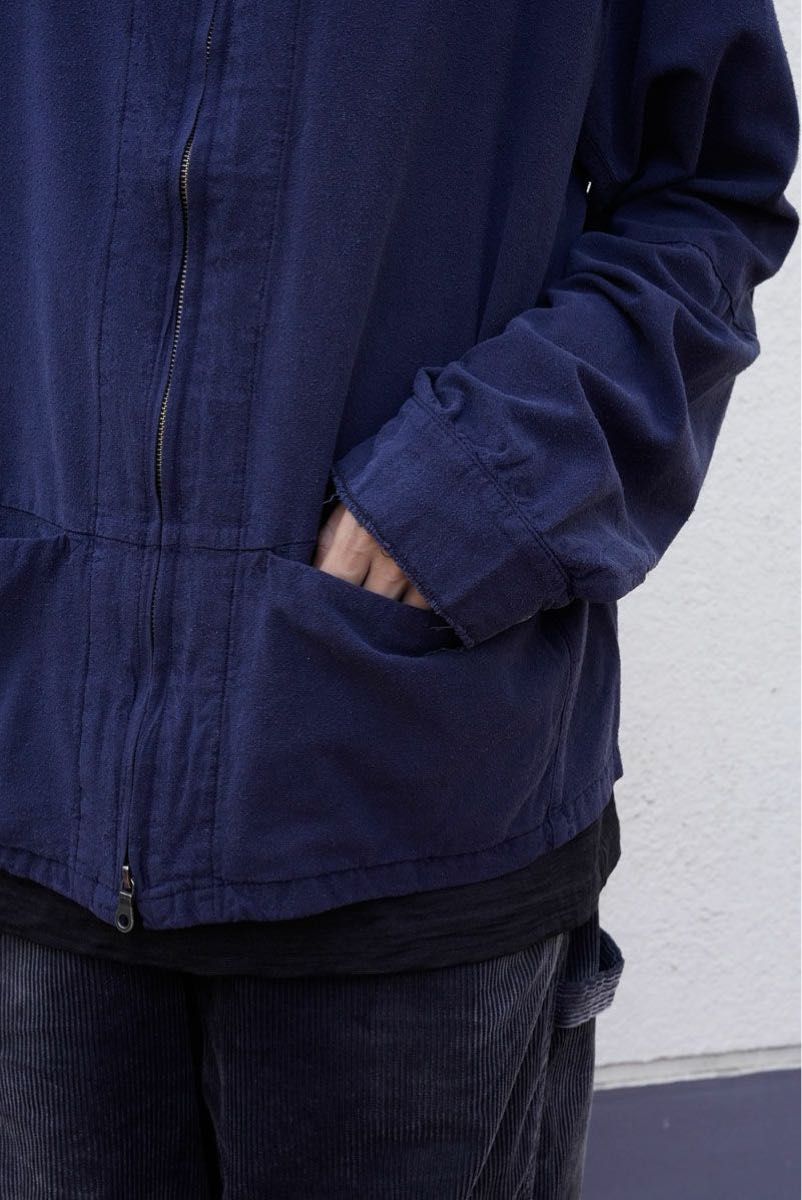 別注】【24H限定価格】Ancellm for 1ldk別注 SUEDE SILK JACKET 別注】【24H限定価格】Ancellm for 1ldk別注 SUEDE SILK JACKET