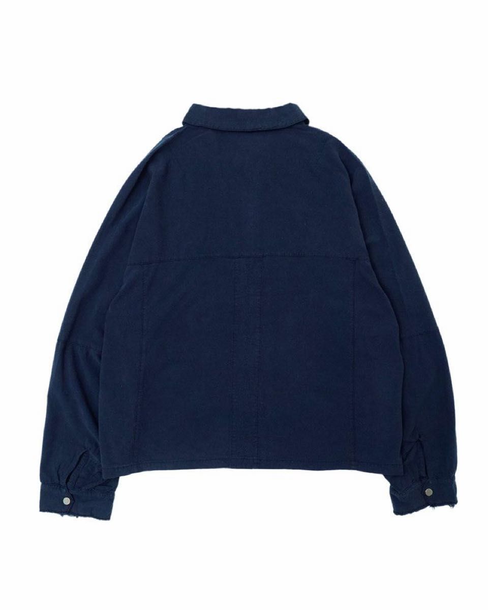 別注】【24H限定価格】Ancellm for 1ldk別注 SUEDE SILK JACKET 別注】【24H限定価格】Ancellm for 1ldk別注 SUEDE SILK JACKET