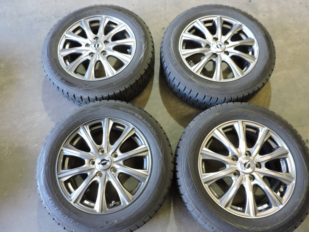 L170☆205/60R16 アルミホイール付スタッドレスタイヤ DUNLOP L170☆205/60R16 アルミホイール付スタッドレスタイヤ DUNLOP