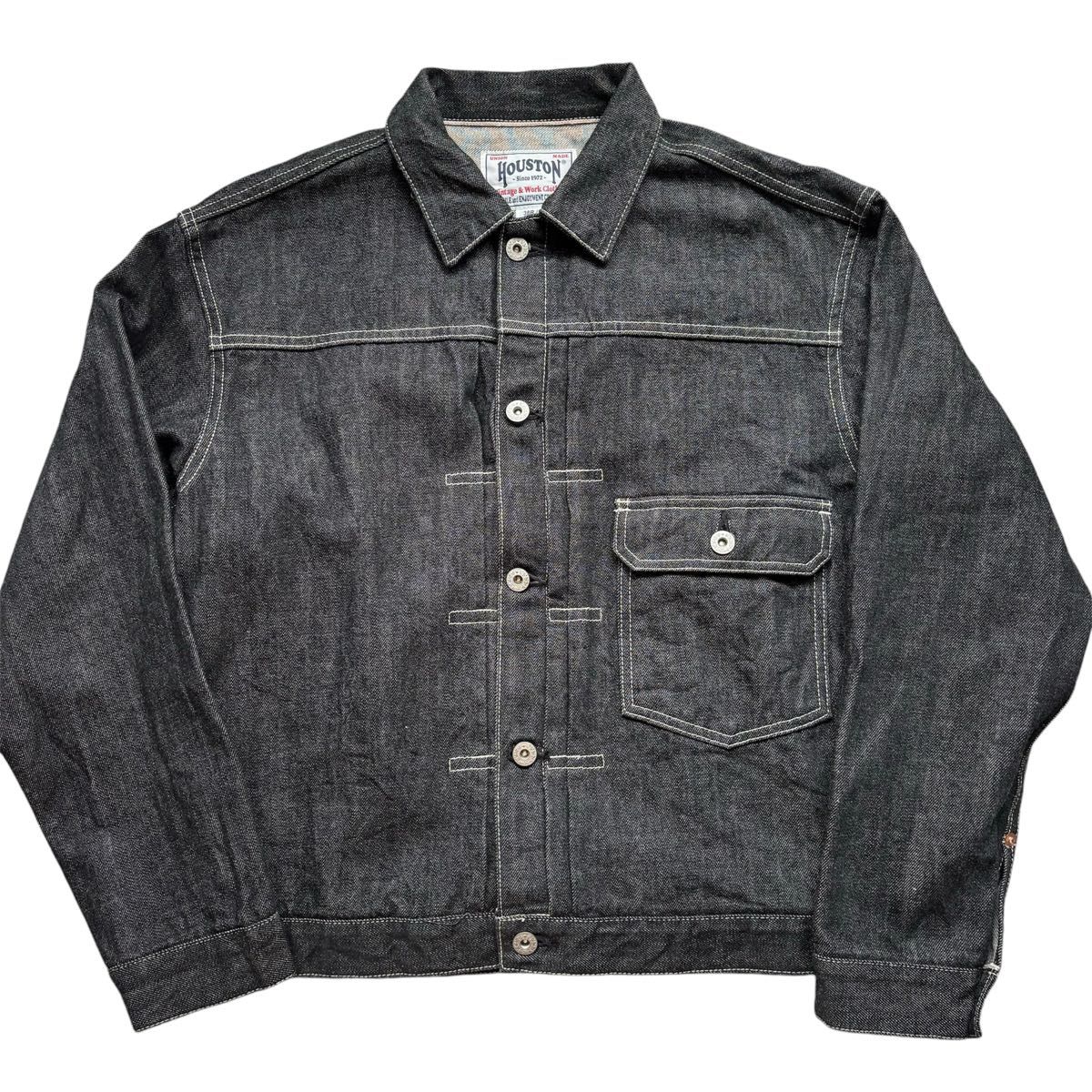 HOUSTONヒューストン ブラックデニムジャケット ファースト1st t HOUSTONヒューストン ブラックデニムジャケット ファースト1st t