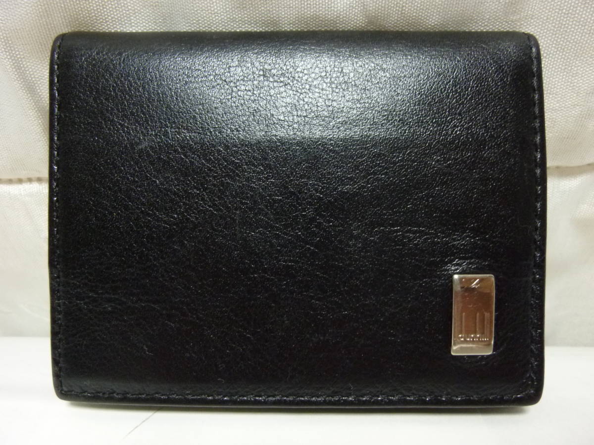  Dunhill dunhill change purse . coin case QD8000A side-car beautiful goods!!