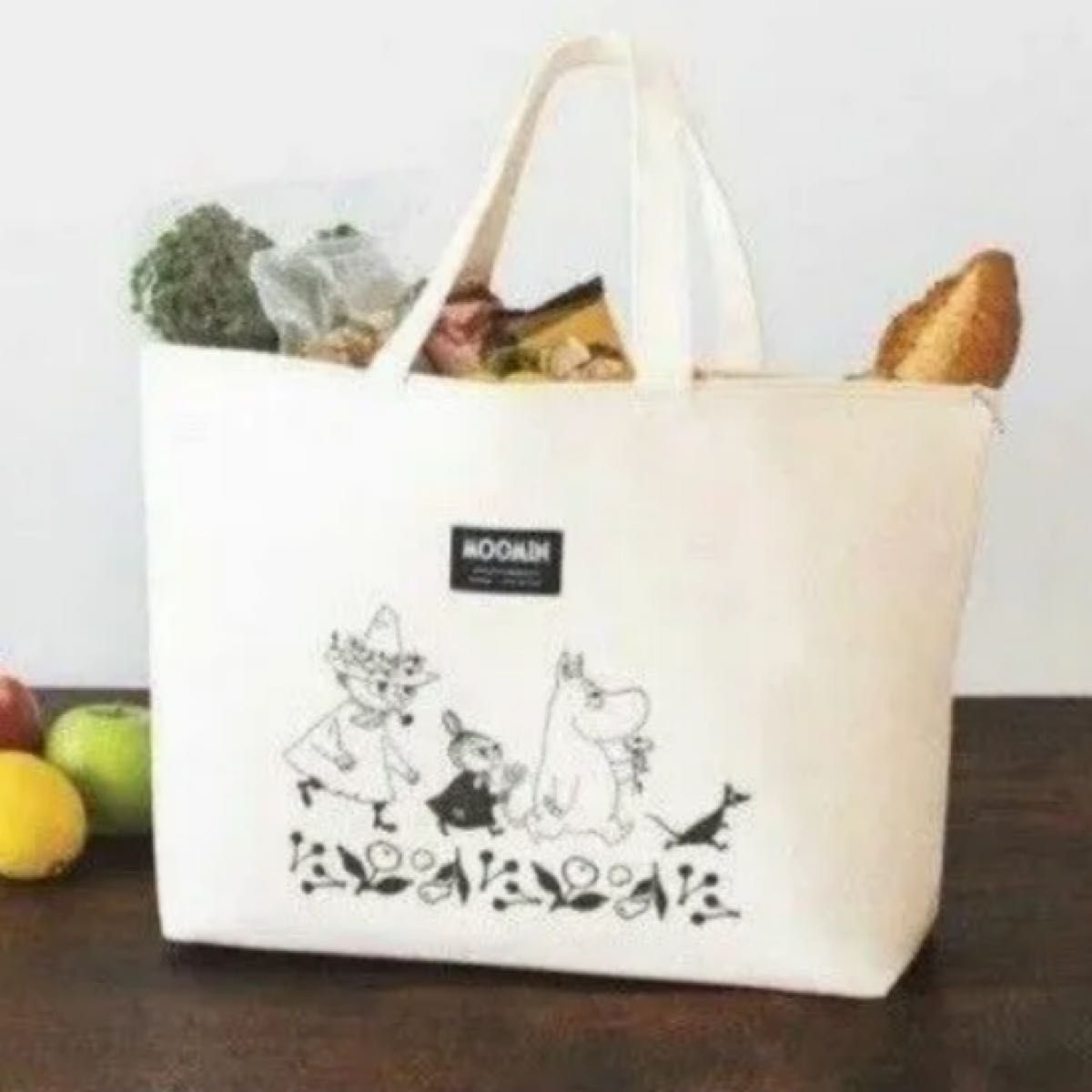 ♾むーみん♾さま2点おまとめ MOOMIN A3サイズも入る超 BIGキャンバスバッグ|Yahoo!フリマ