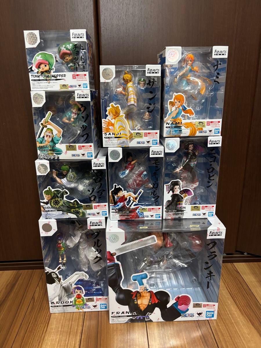 フィギュアーツZERO Figuarts ONE PIECE ワンピース ワノ国 麦わらの一味 +お玉 全9種セット 新品未開封
