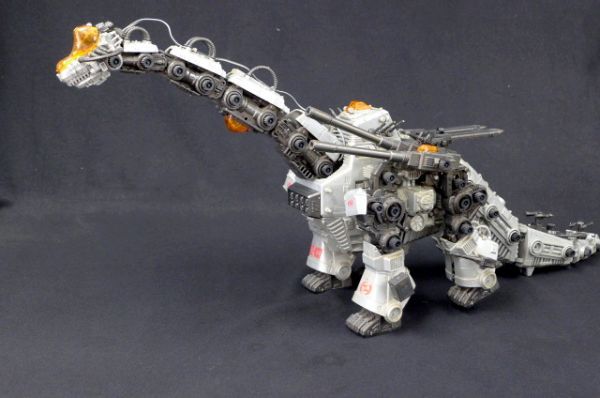 W122★平成レトロ当時物 組立済 トミー ZOIDS/ゾイド 1/72 ウルトラザウルス RZ-037 大型恐竜プラモデル コレクション/ゆうパック160_画像1