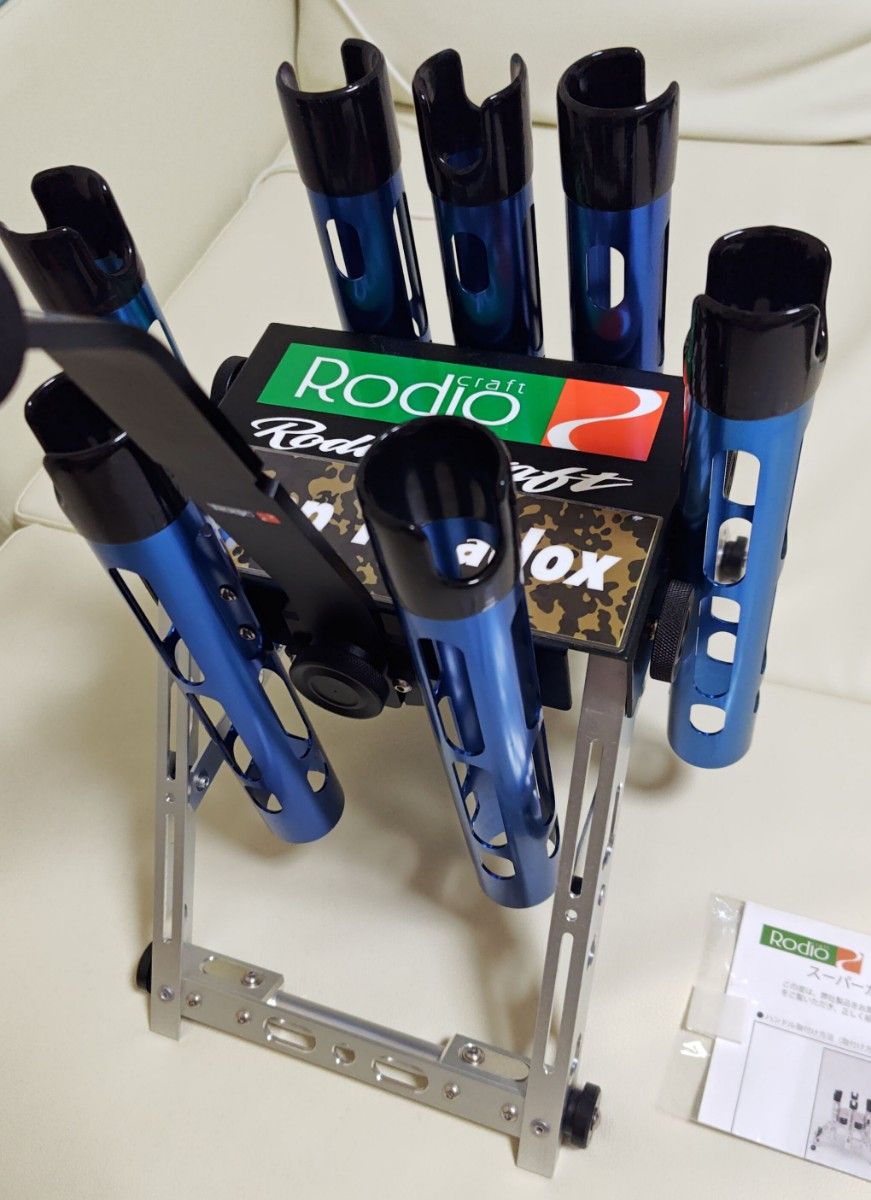 ロデオクラフト ロッドスタンド 有頂天 ブラックブルー カスタム ロデオクラフト ロッドスタンド 有頂天 ブラックブルー カスタム