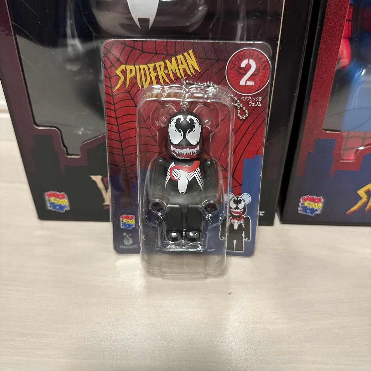 未開封 ベアブリック スパイダーマン ヴェノム SP賞 L@ST賞400 未開封 ベアブリック スパイダーマン ヴェノム SP賞 L@ST賞400