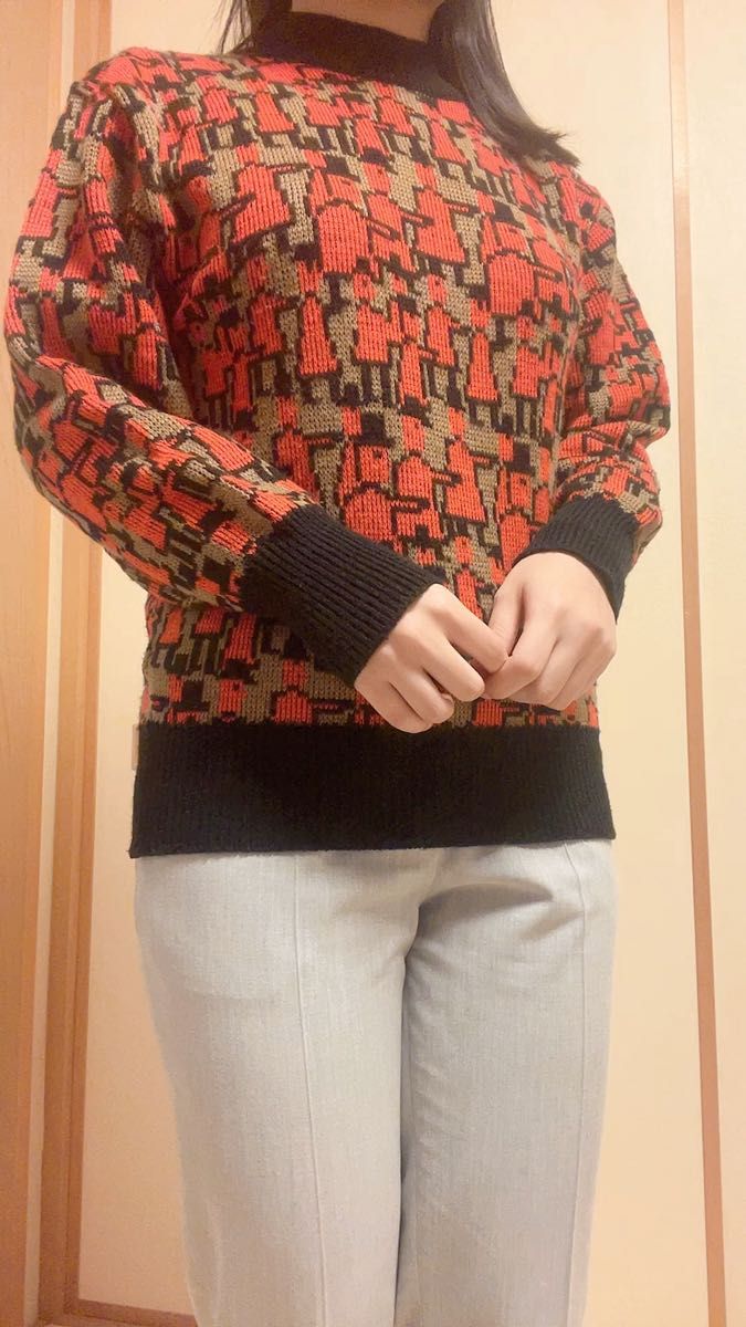 ALBI ニット セーター クルーネック