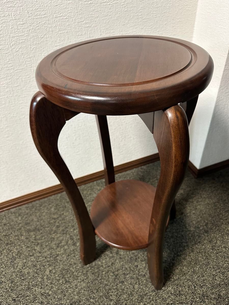 木製 飾り台 ブラウン 飾り台 天然木 アクセントテーブル 木製 飾り台 ブラウン 飾り台 天然木 アクセントテーブル