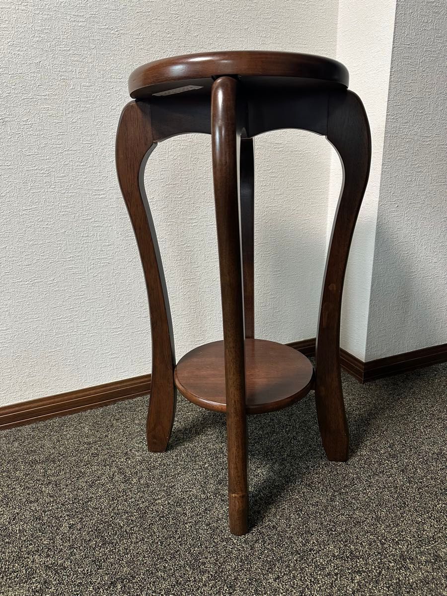 木製 飾り台 ブラウン 飾り台 天然木 アクセントテーブル 木製 飾り台 ブラウン 飾り台 天然木 アクセントテーブル