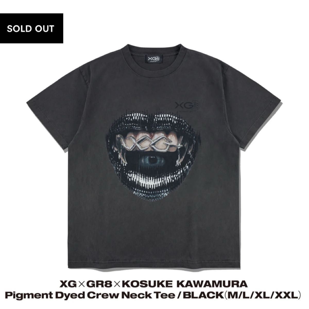XG×GR8×KOSUKE KAWAMURA BLACK SIZE M gr8 XG 限定 コラボ 正規 XG×GR8×KOSUKE KAWAMURA BLACK SIZE M gr8 XG 限定 コラボ 正規